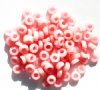 100 3x7mm Rough Cut Milky Pink Spacer Beads